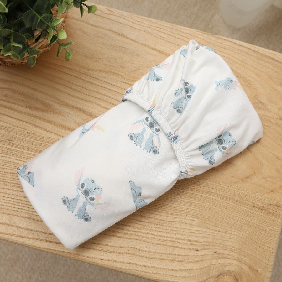 Stitch Co-Sleeper Fitted Sheet 嬰兒床單