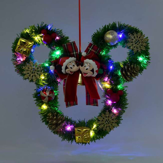 Disney Christmas 25 - Mickey & Minnie Wreath Light Up