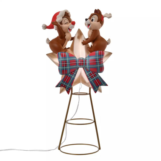 Disney Christmas 25 - Chip & Dale Light Up Tree Topper