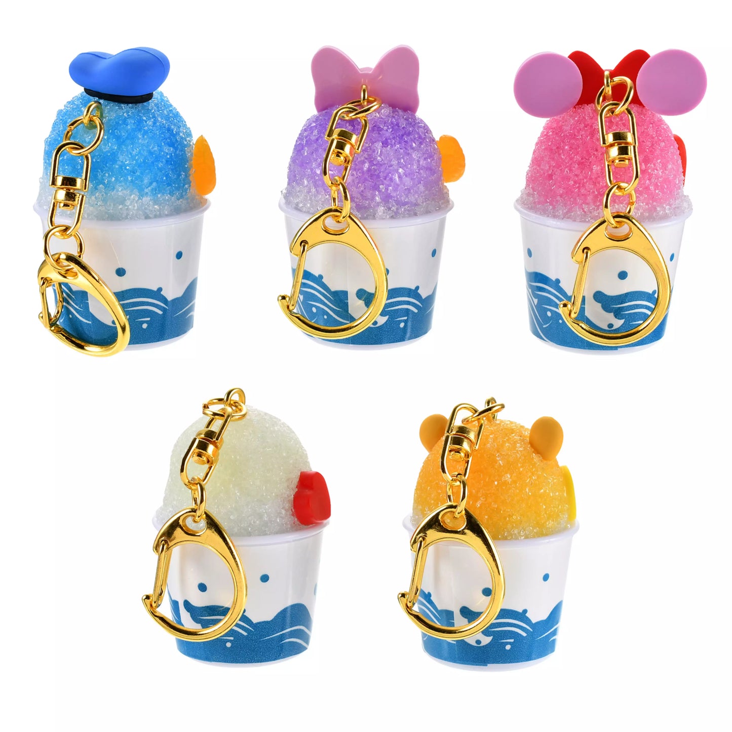 Disney character secret keychain shaved ice