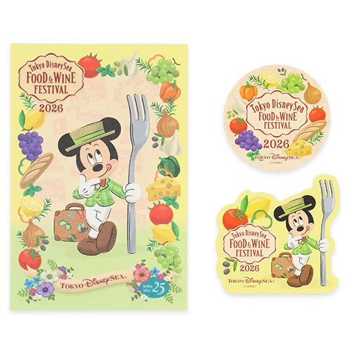 Tokyo DisneySea Food & Wine Festival - Postcards & Stickers