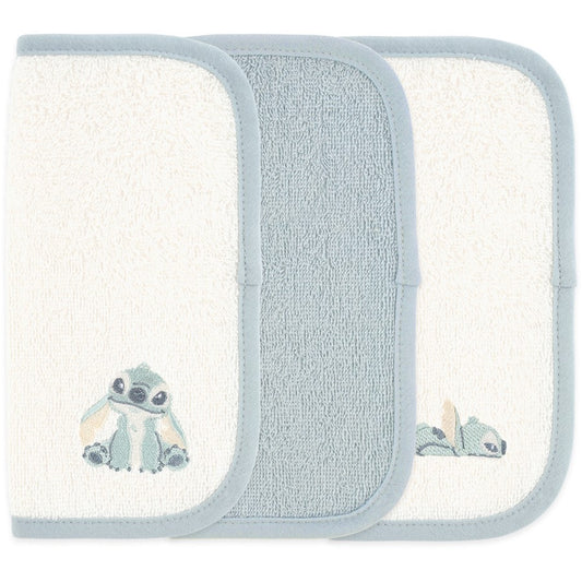 Stitch Wash Cloths 3 Pack 嬰兒方巾