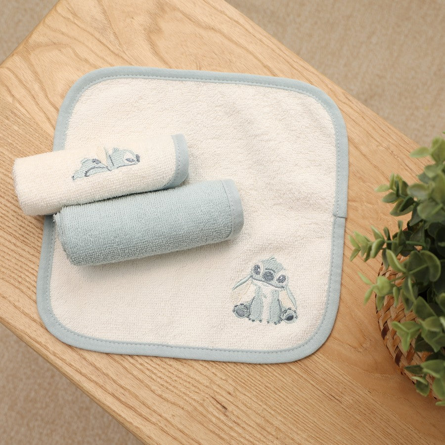 Stitch Wash Cloths 3 Pack 嬰兒方巾