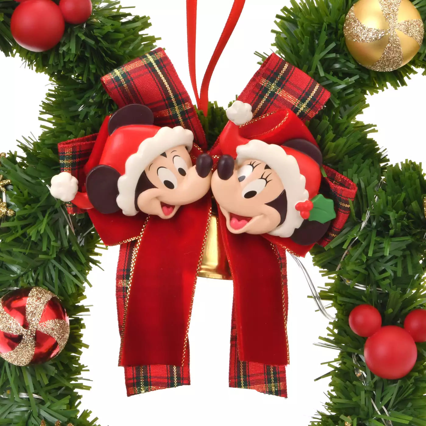 Disney Christmas 25 -  Mickey & Minnie Wreath Light Up
