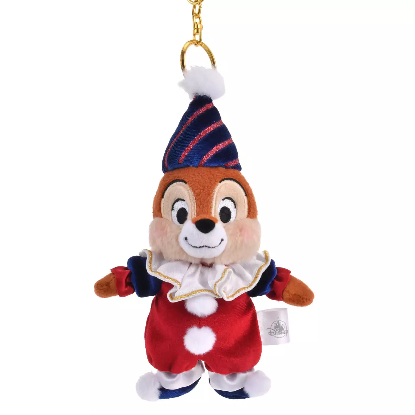 PIERROT COSTUME - Plush Keychain Chip