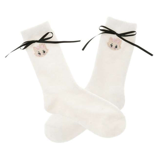《貓兒歷險記》55週年紀念 - 白色襪子，尺寸23-25
