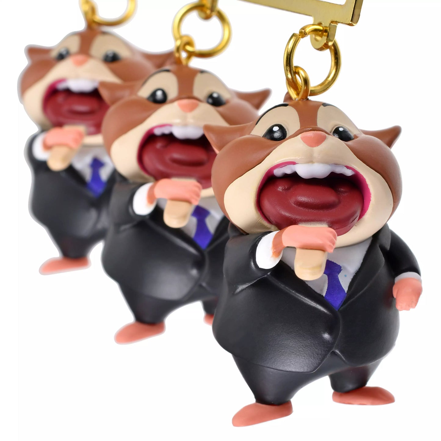 Tropical Zootopia - Lemming Businessman Keychain (Restocked)