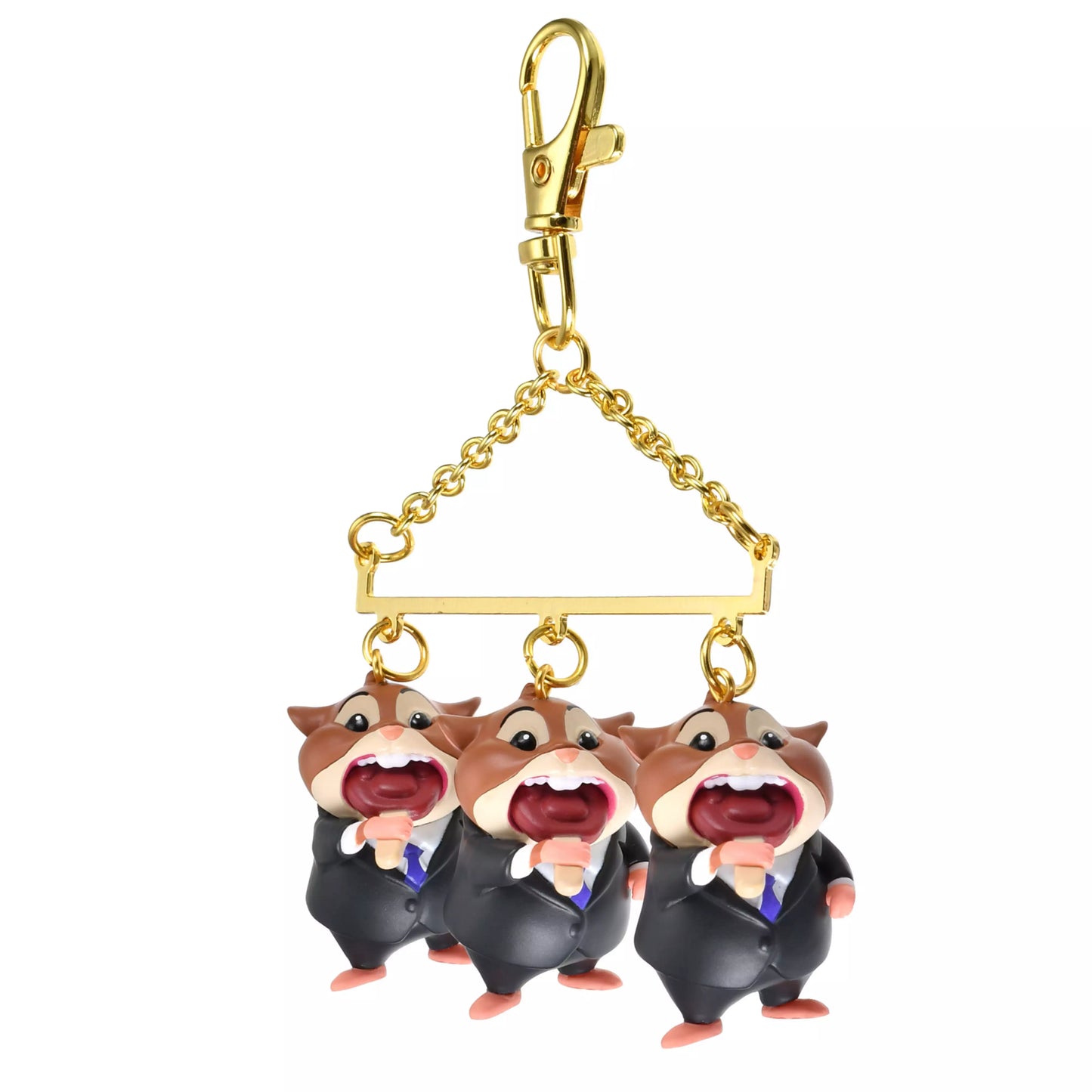Tropical Zootopia - Lemming Businessman Keychain (Restocked)