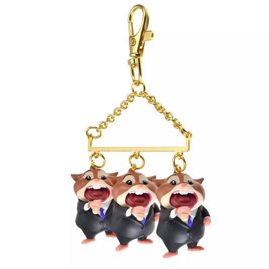 Tropical Zootopia - Lemming Businessman Keychain (Restocked)