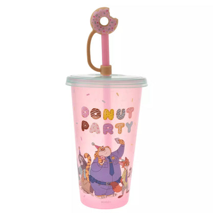 Zootopia 10th Anniversary - Tumbler with Color-Changing Straw Cap 變色飲筒水杯