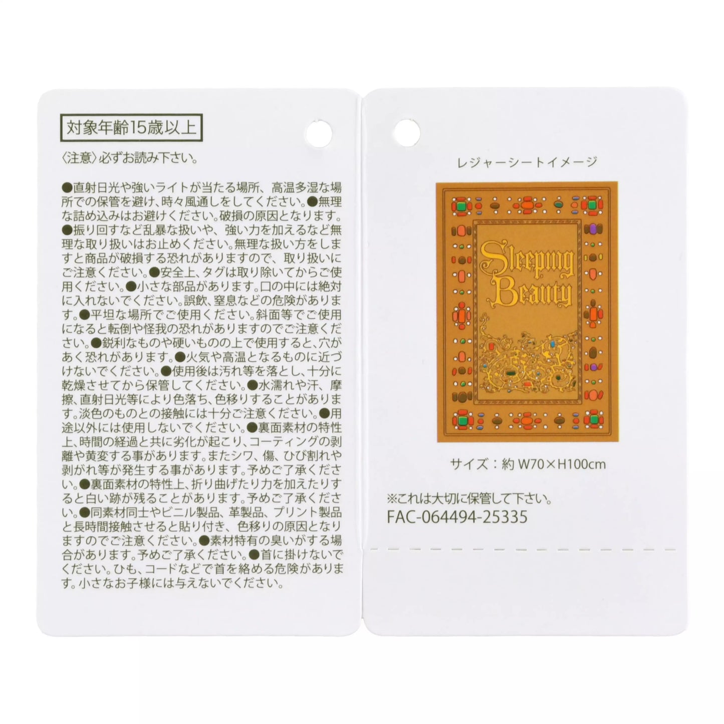 Disney Leisure Time - Sleeping Beauty Leisure Mat in Pouch