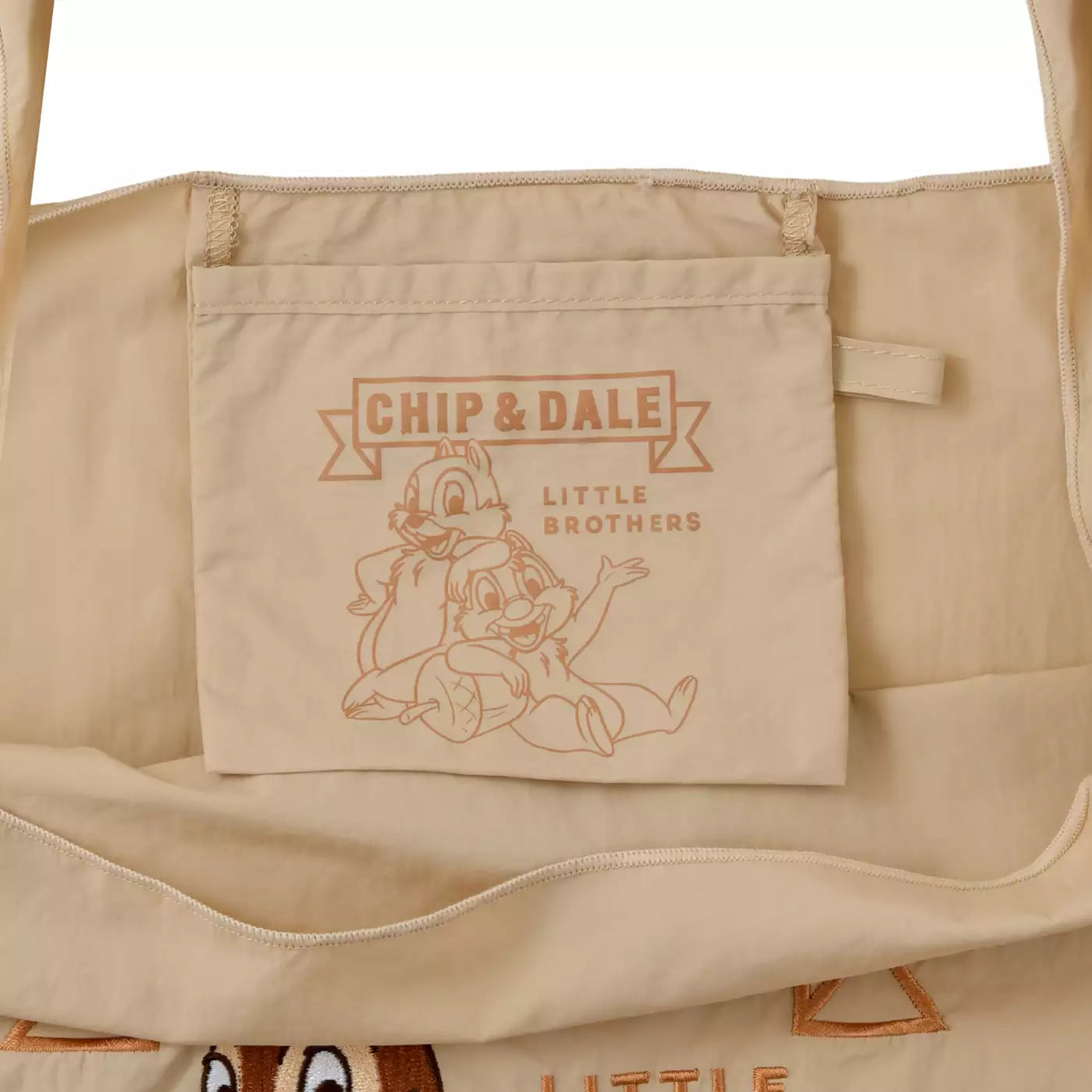 2 WAY Foldable Tote Bag - Chip & Dale