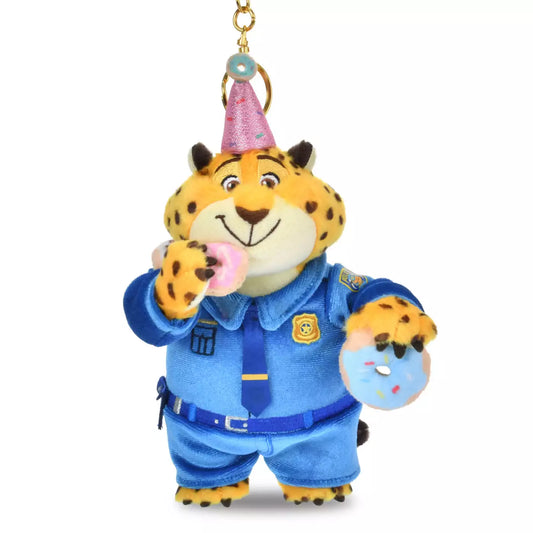 Zootopia 10th Anniversary - Clawhauser Plush Keychain 掛飾
