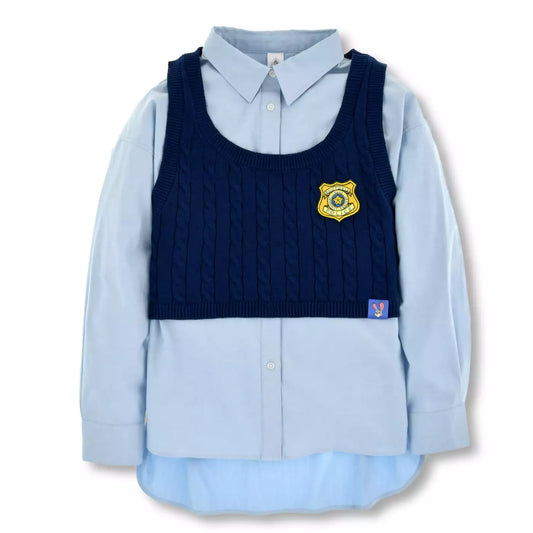 Zootopia 10th Anniversary - Long Sleeve Shirt and Vest Knit Set 恤衫連背心套裝
