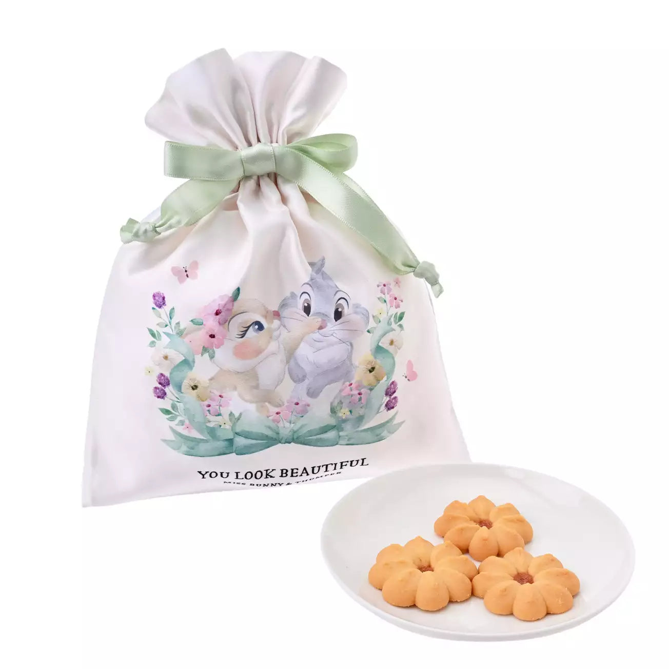 SPRING ROMANCE - Cookie Drawstring Bag