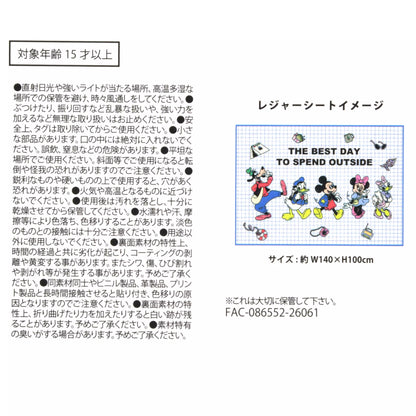 Disney Leisure Time - Mickey & Fds Large Leisure Blanket 野餐墊