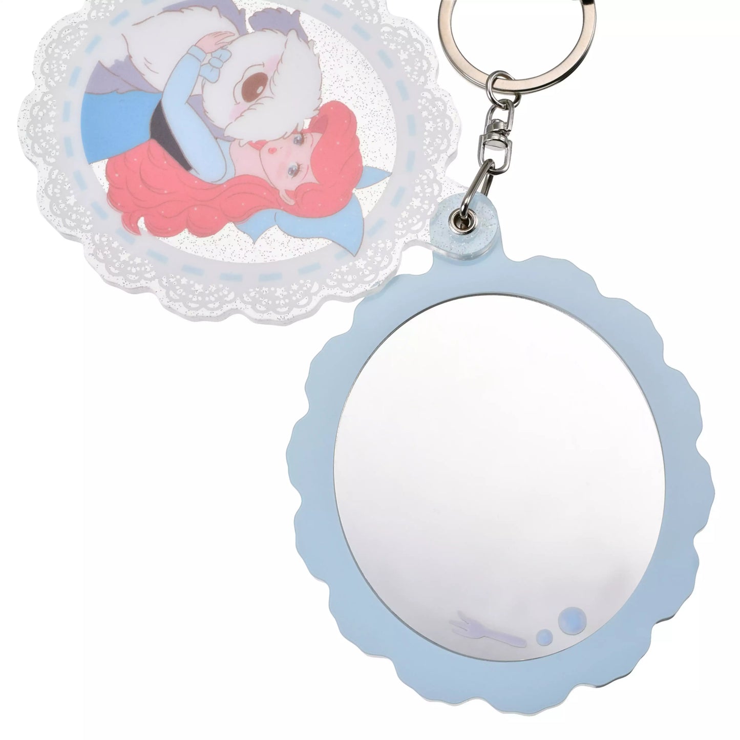 Illustrated by mikko - Keychain with Mirror Charm