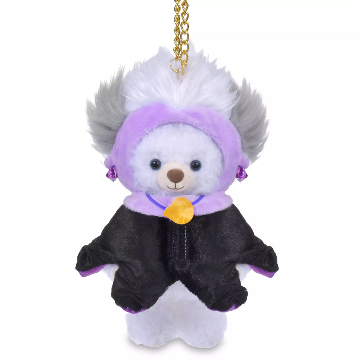 Disney Villains 26 - UniBEARsity Plush Keychain Costume 公仔著用斗蓬 Ursula