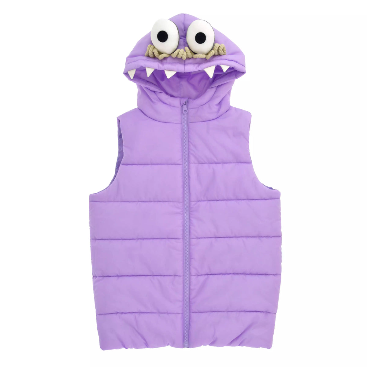 MONSTERS INC. 25TH - Boo Kids' Vest, Purple, Size 130