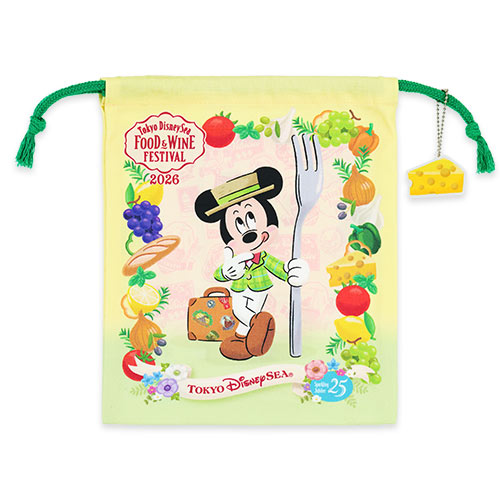 Tokyo DisneySea Food & Wine Festival - Drawstring bag 索袋