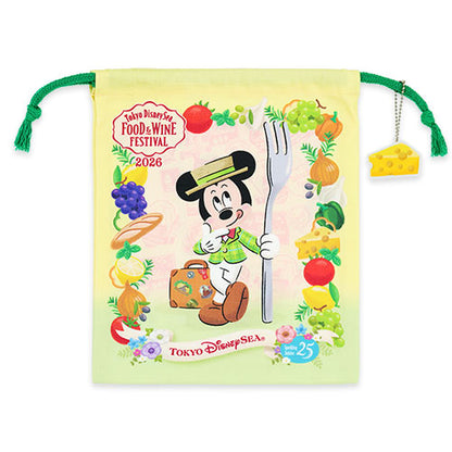 Tokyo DisneySea Food & Wine Festival - Drawstring bag 索袋