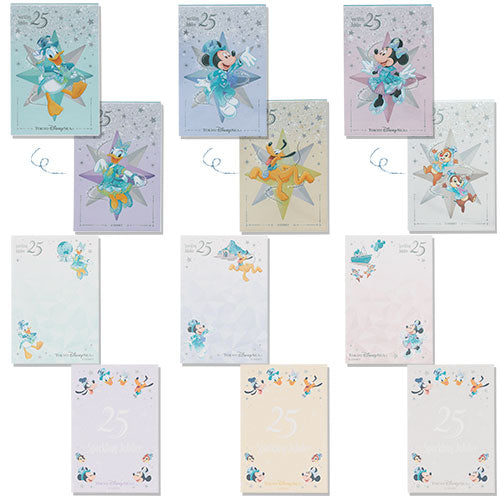 TOYKO DISNEYSEA 25TH SPARKLING JUBILEE - Memo Set