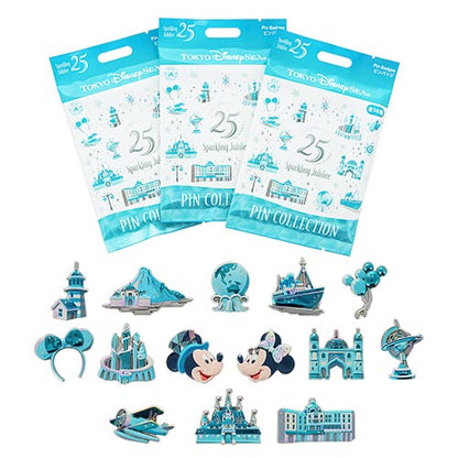 TOYKO DISNEYSEA 25TH SPARKLING JUBILEE - Pin 盲抽襟章