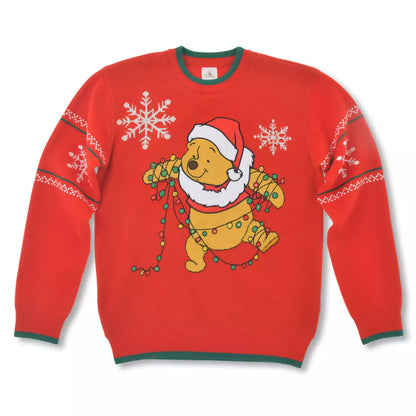 迪士尼聖誕節 25 - 小熊維尼發光長袖毛衣