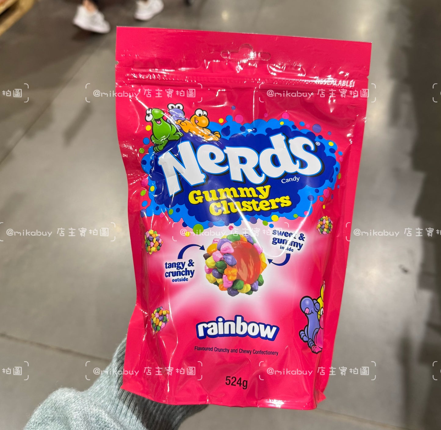 NERDS Gummy Clusters Rainbow 524g