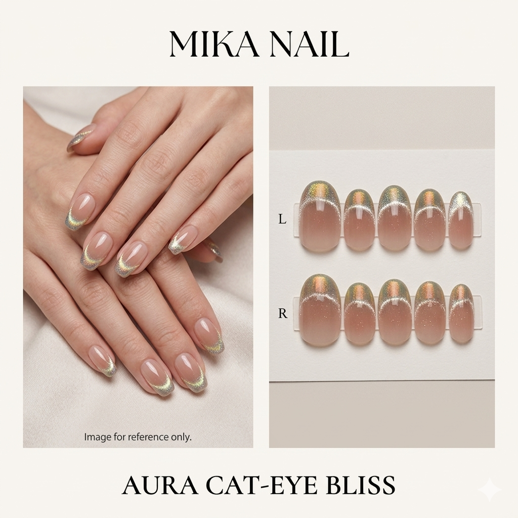 Short Oval - Aura Cat-Eye Bliss (M)