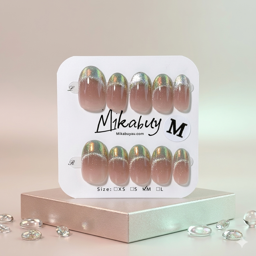 Short Oval - Aura Cat-Eye Bliss (M)
