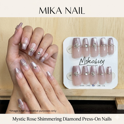 Long Coffin - Mystic Rose Shimmering Diamond (S)
