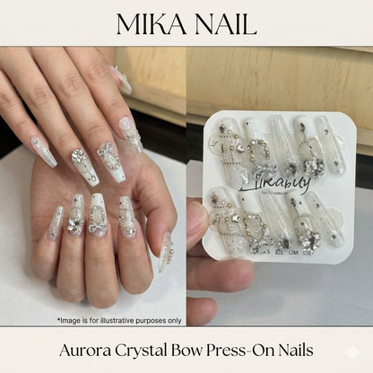 Long Coffin - Aurora Crystal Bow (S)