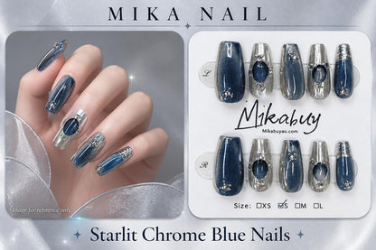 Long Square - Starlit Chrome Blue (S)
