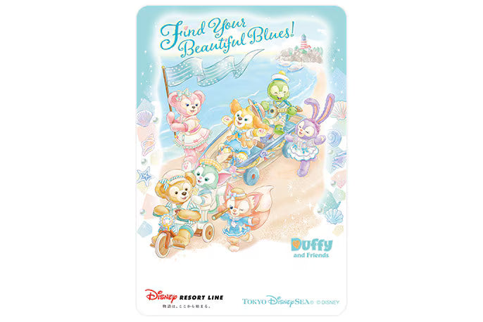 Duffy & Friends Find Your Beautiful Blue - Train Ticket 車票